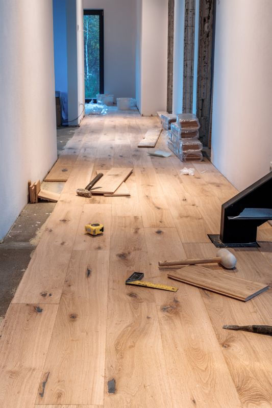 Hallway Hardwood Installation