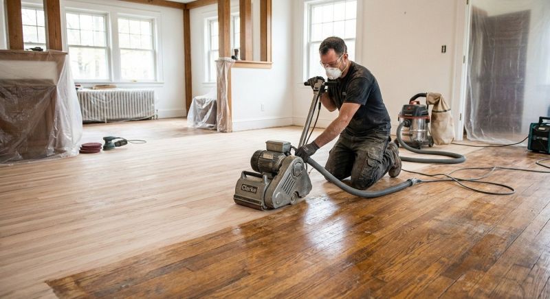 Birch Floor Refinishing in Alpharetta, GA